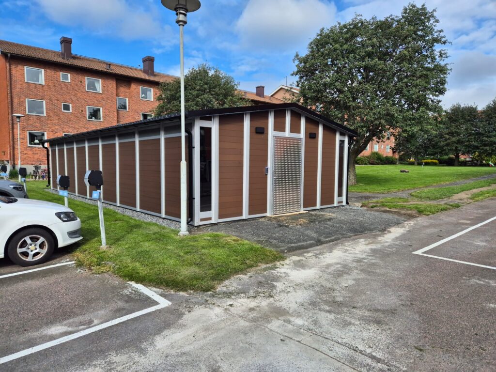 Miljöhus åt kund i Mölndal