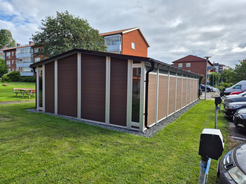 Miljöhus åt kund i Mölndal