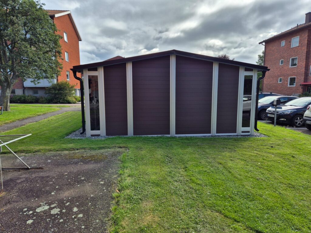 Miljöhus åt kund i Mölndal