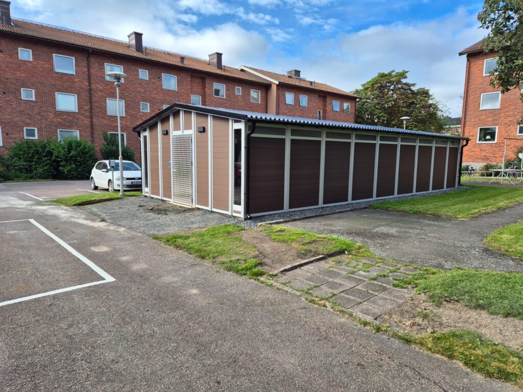 Miljöhus åt kund i Mölndal