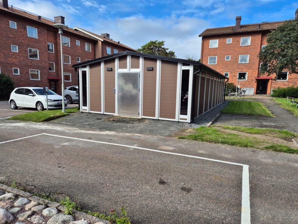 Miljöhus åt kund i Mölndal